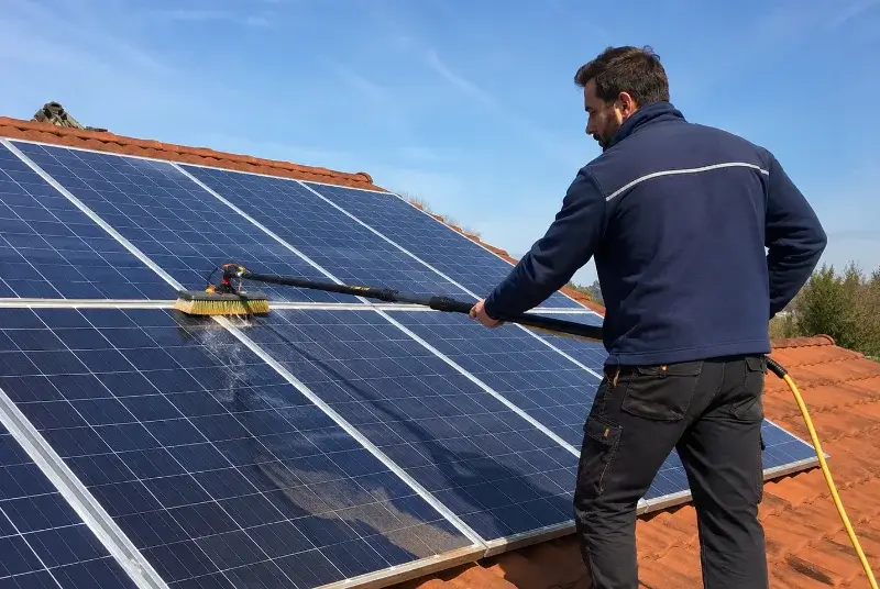 Nettoyage et entretien de panneaux solaires à Cruviers-Lascours